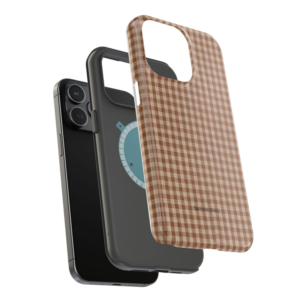 MagSafe fall plaid case
