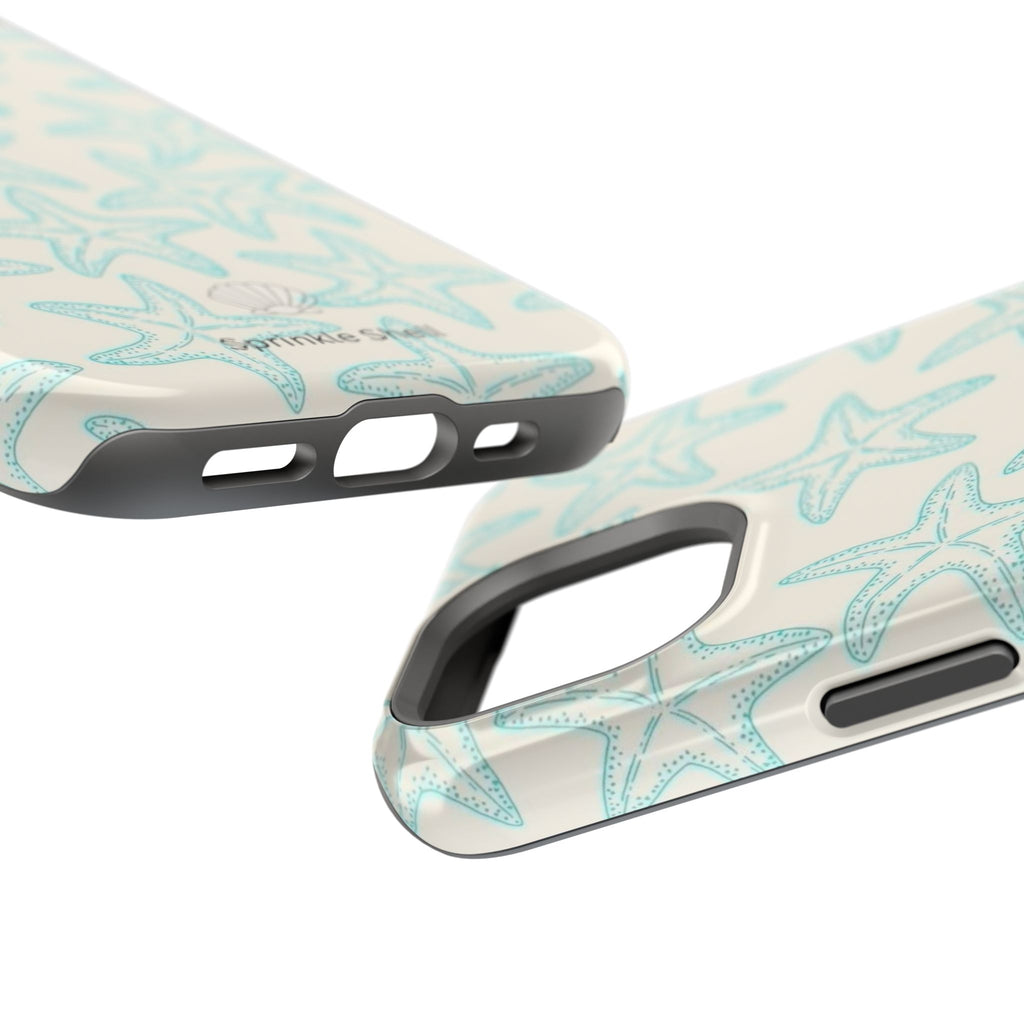 MagSafe teal starfish case