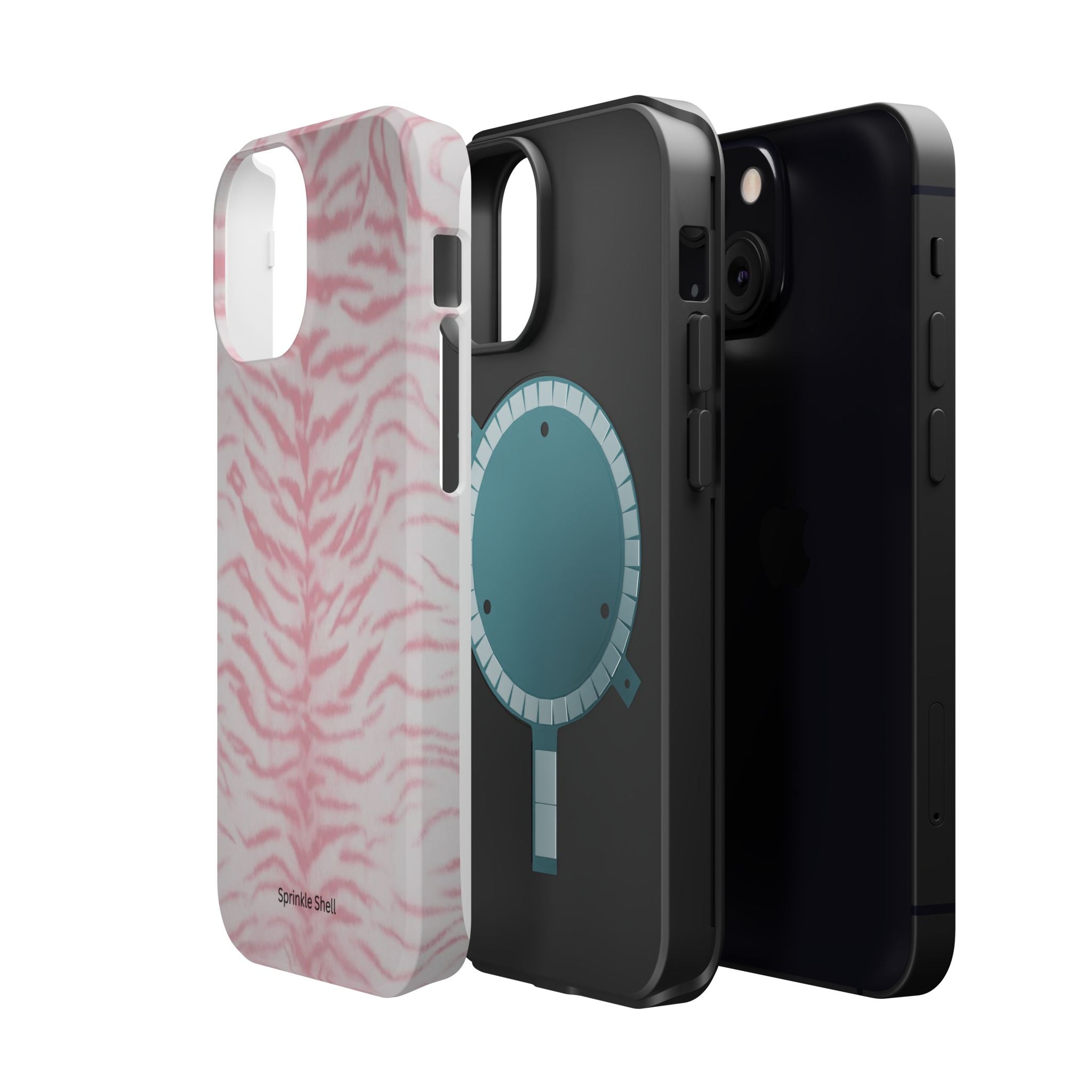 MagSafe Pink Zebra Print Iphone Case