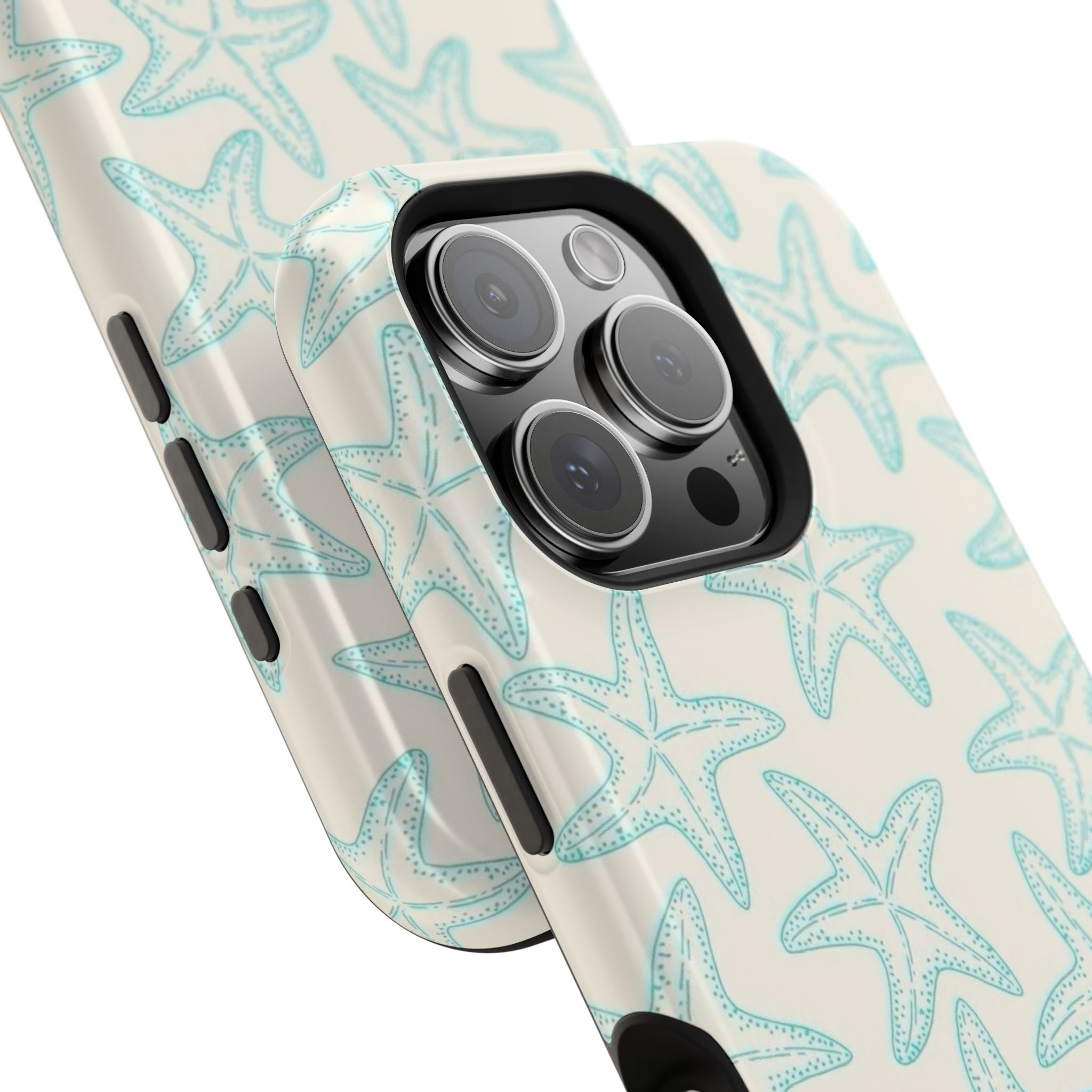 MagSafe teal starfish case