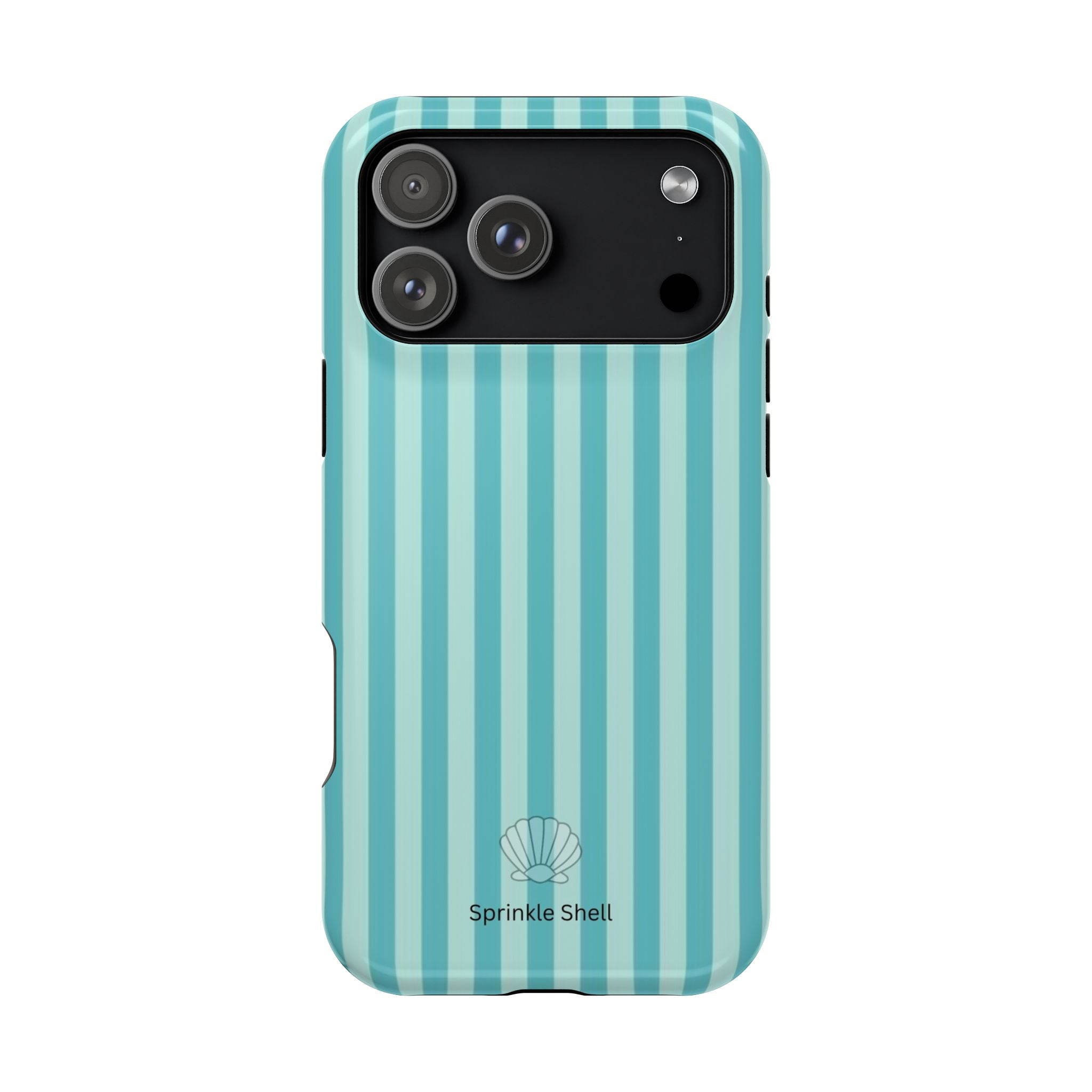 MagSafe teal striped case