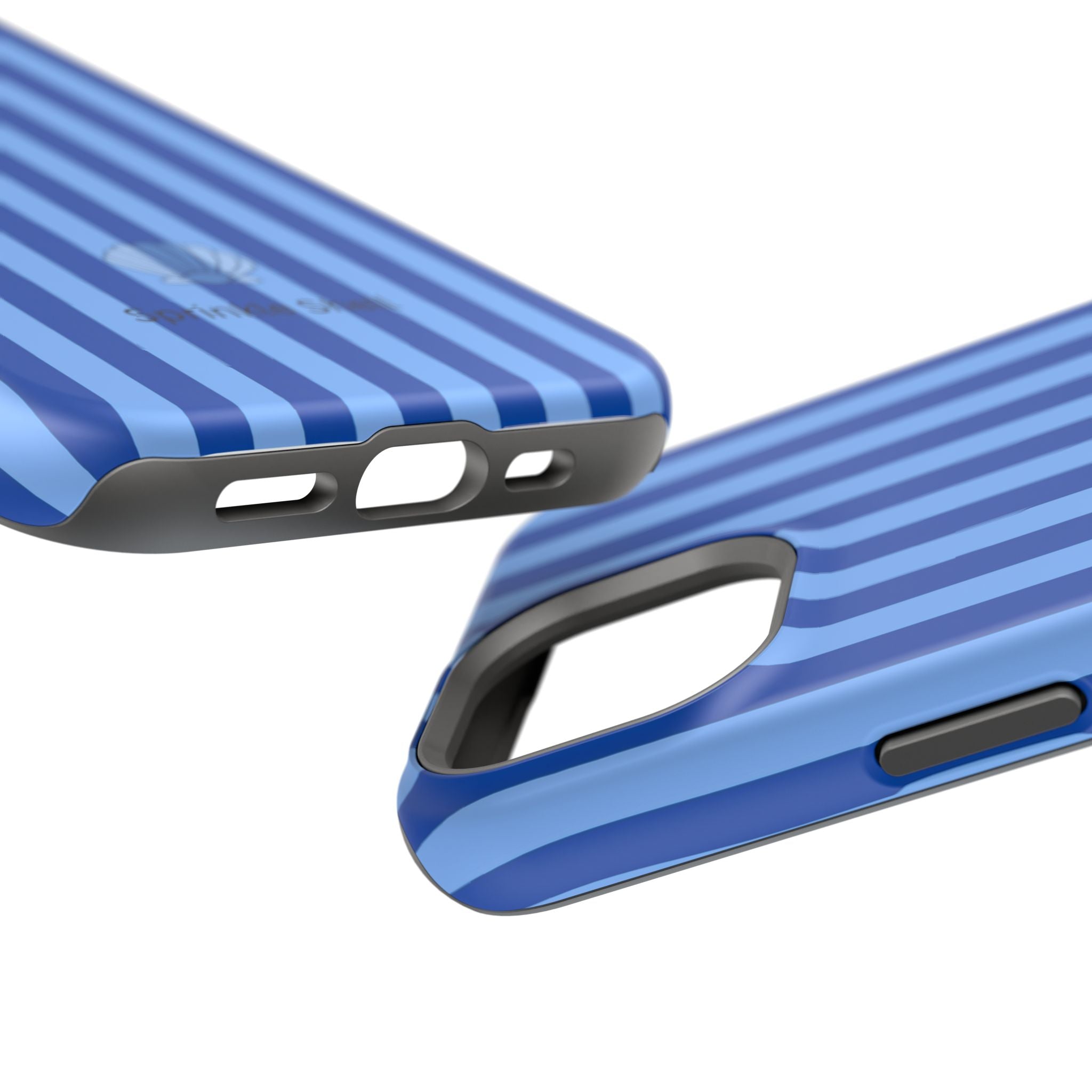 MagSafe blue striped case