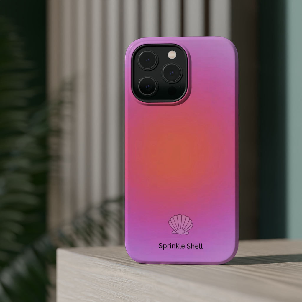 MagSafe sunset aura case