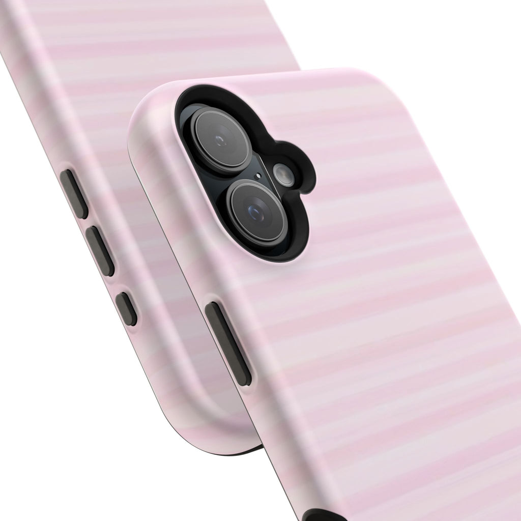 MagSafe pink stripes case
