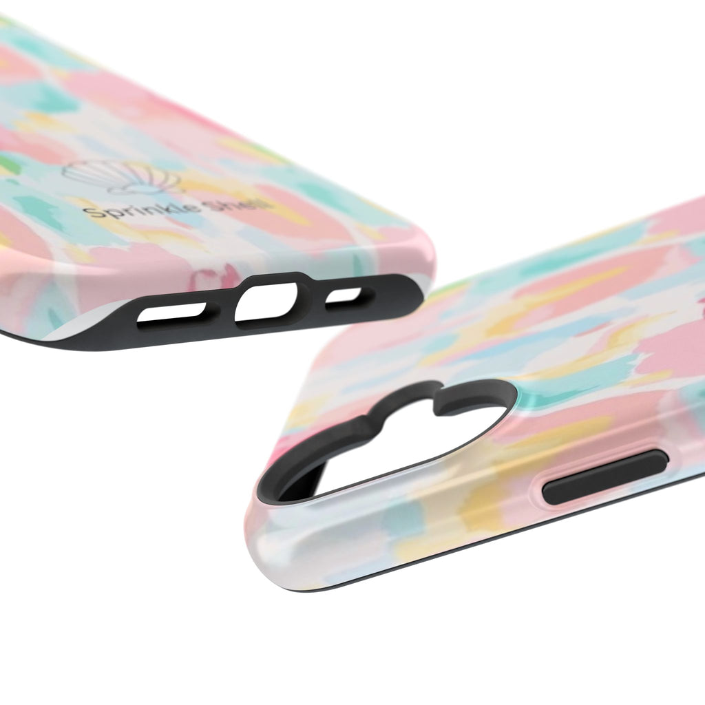 MagSafe cute colorful paint case