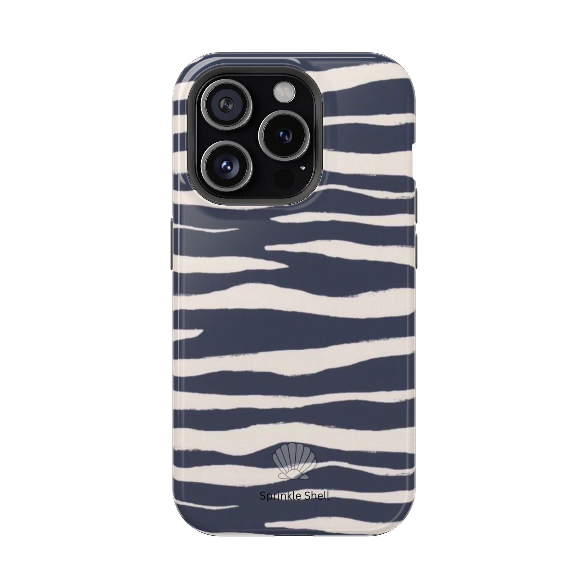 MagSafe Blue zebra print case
