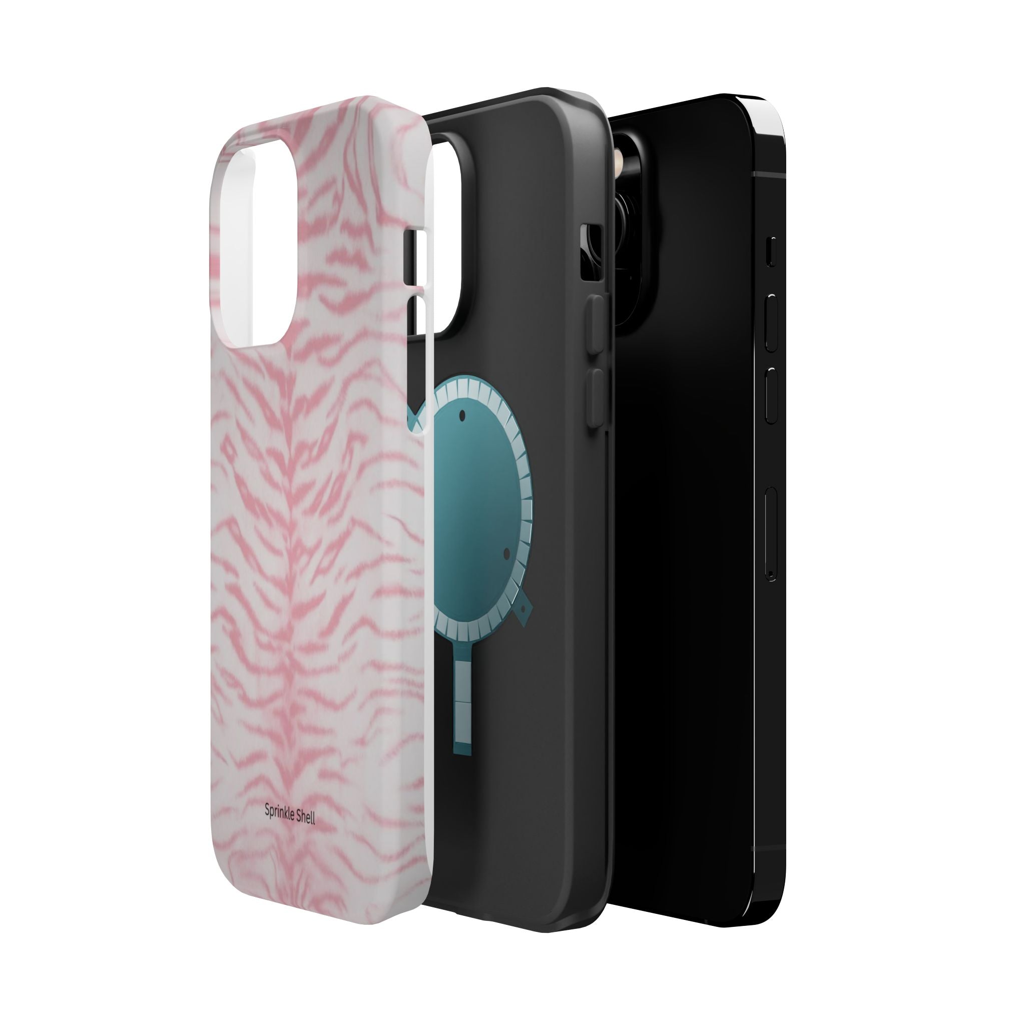 MagSafe Pink Zebra Print Iphone Case