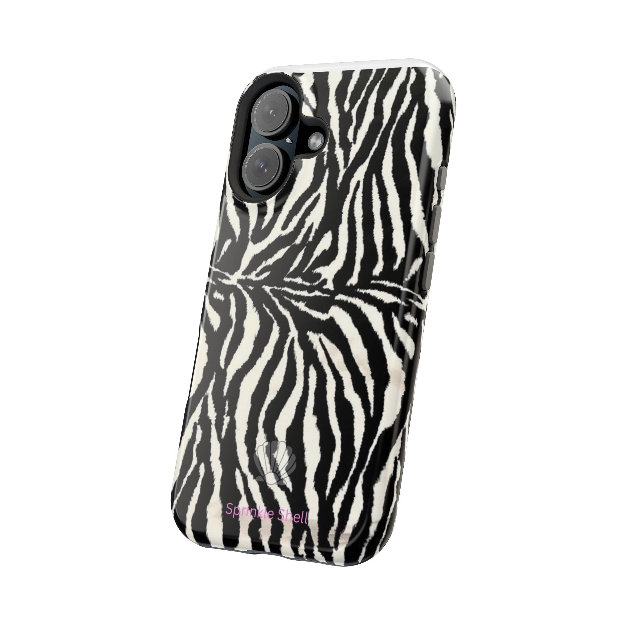 MagSafe black zebra print case