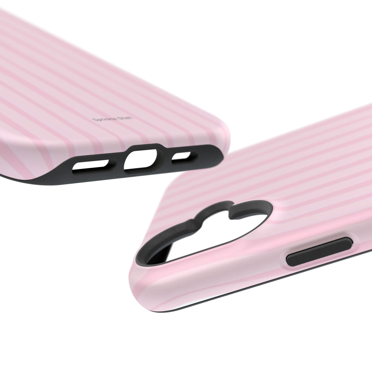 MagSafe pink uneven lines case