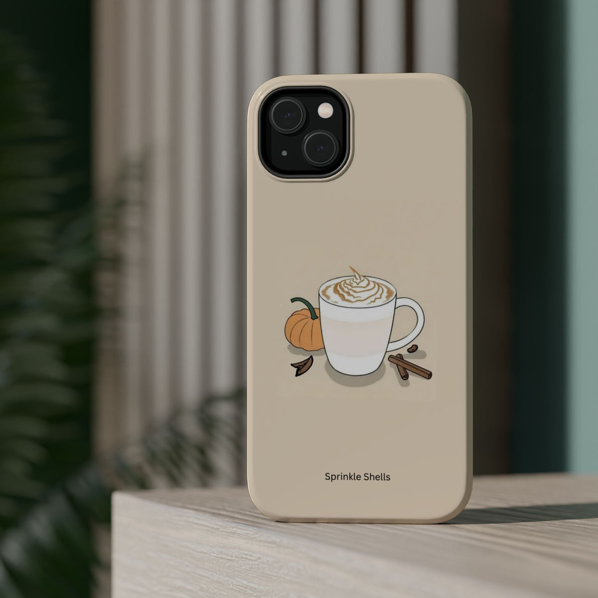 MagSafe Pumpkin Coffee iPhone case