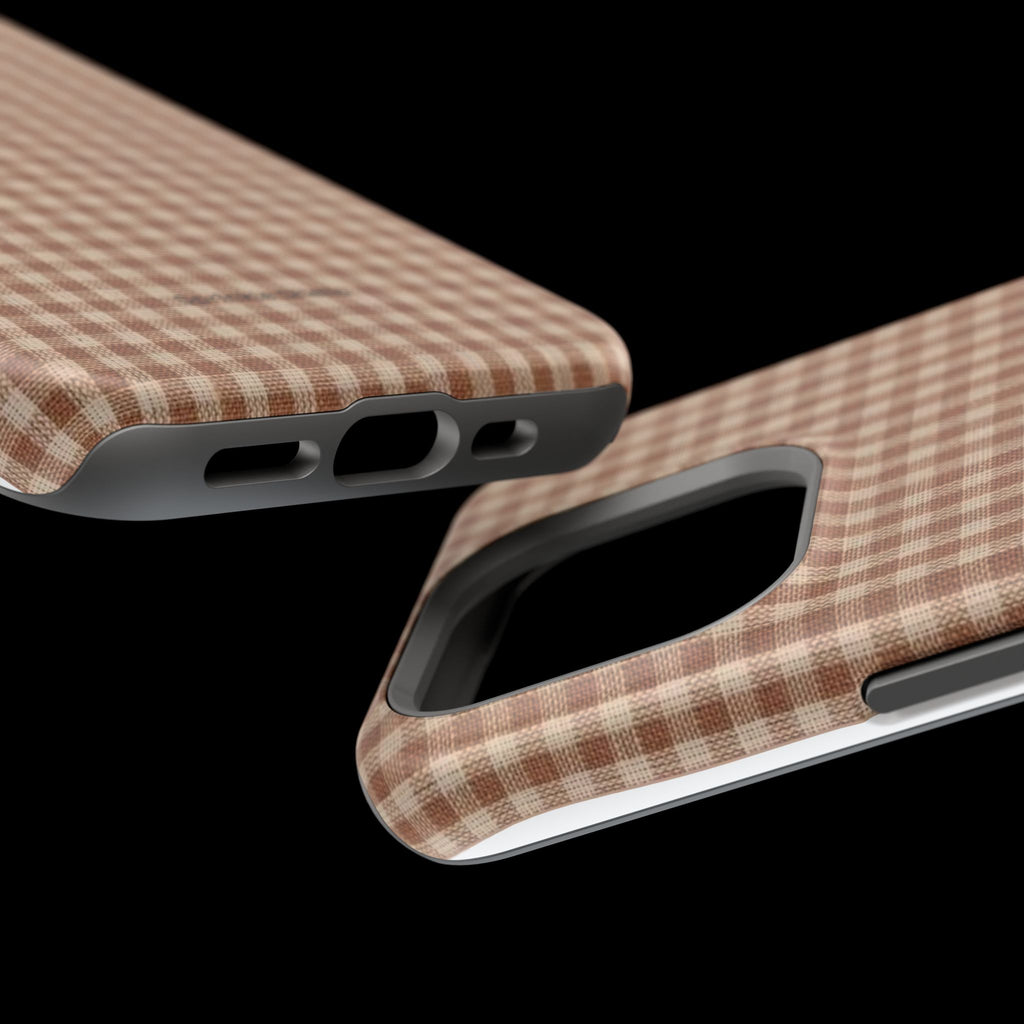 MagSafe fall plaid case