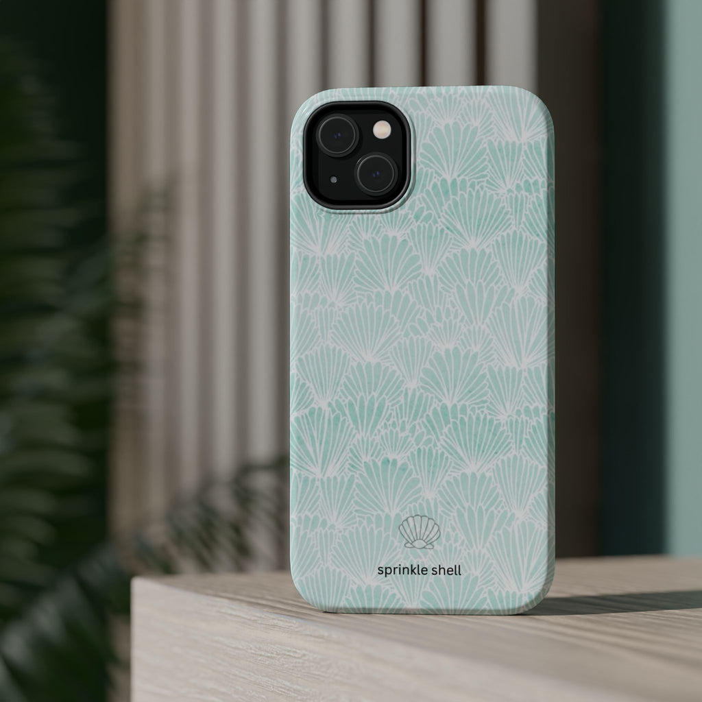 MagSafe Teal Shell Iphone case