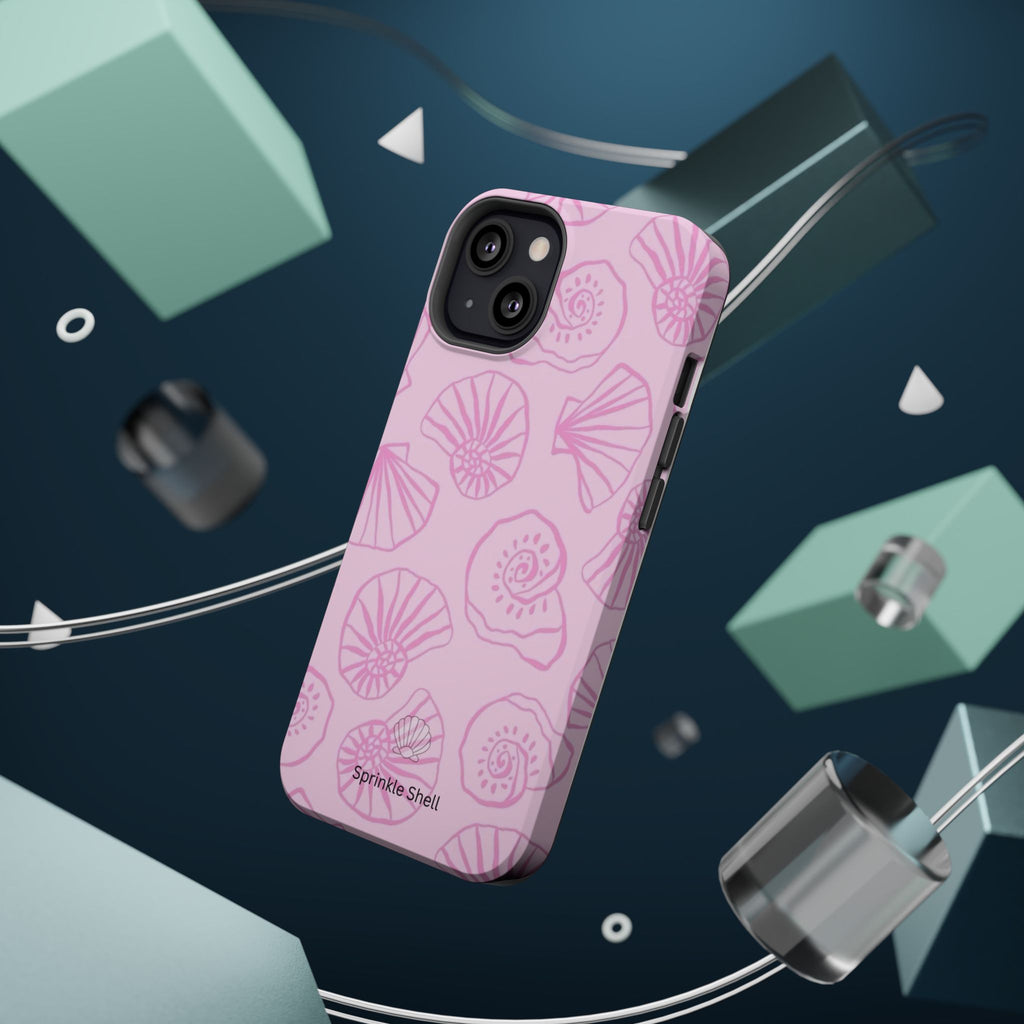 MagSafe pink shells case