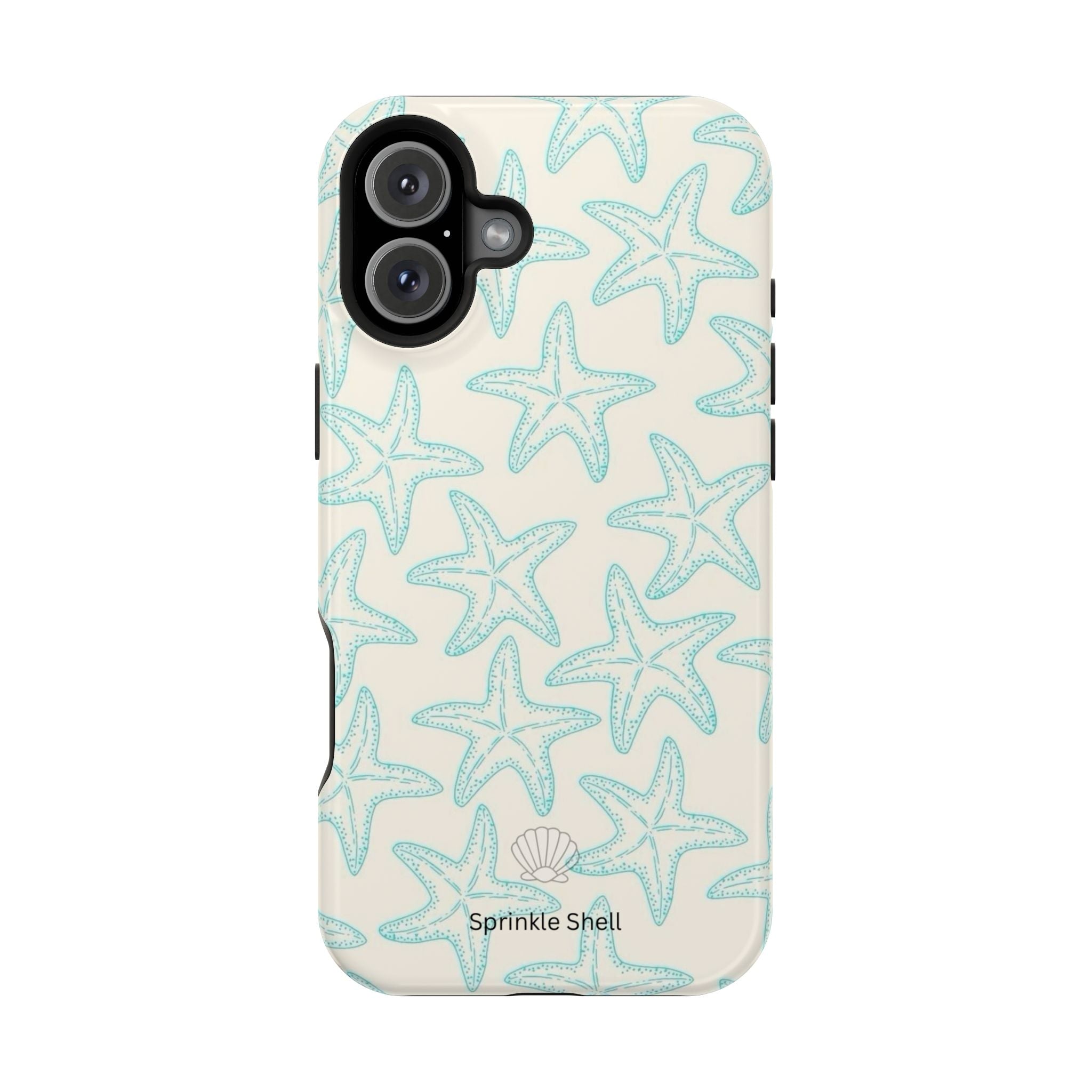 MagSafe teal starfish case