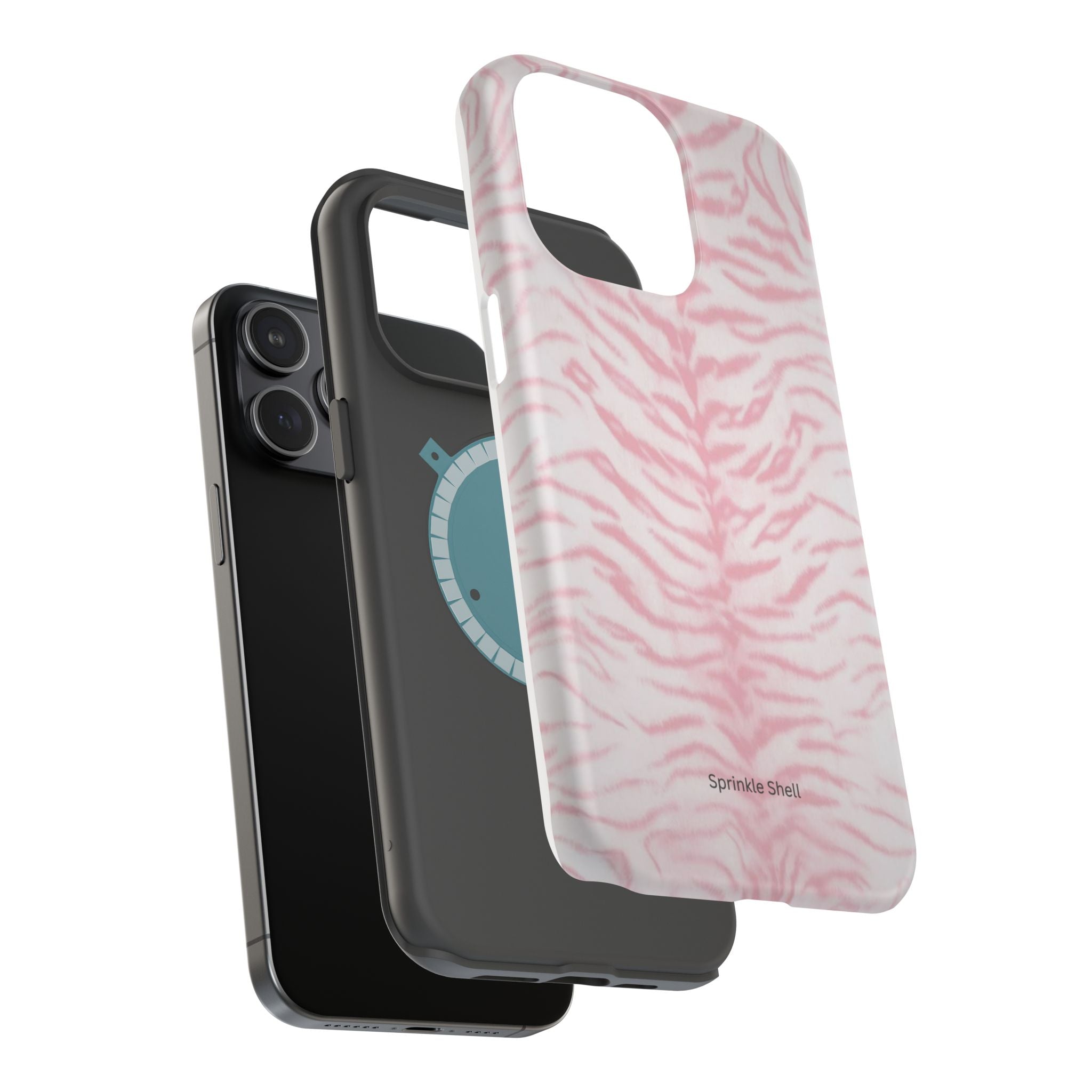 MagSafe Pink Zebra Print Iphone Case