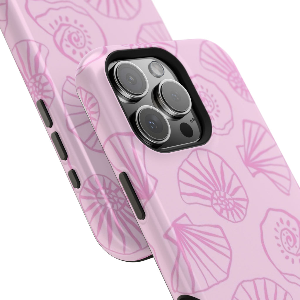 MagSafe pink shells case