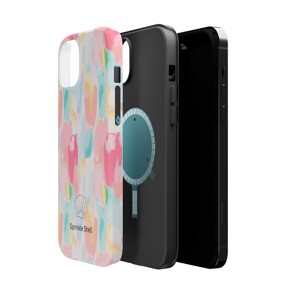 MagSafe cute colorful paint case