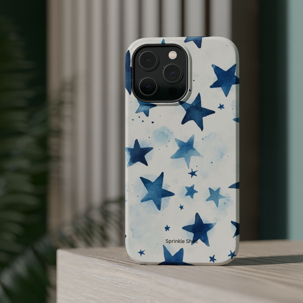 MagSafe Blue Stars iPhone Case