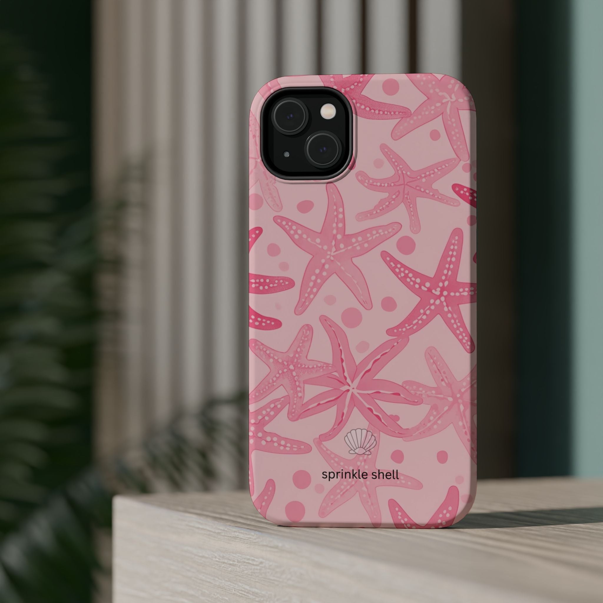 MagSafe Pink Starfish Iphone Case