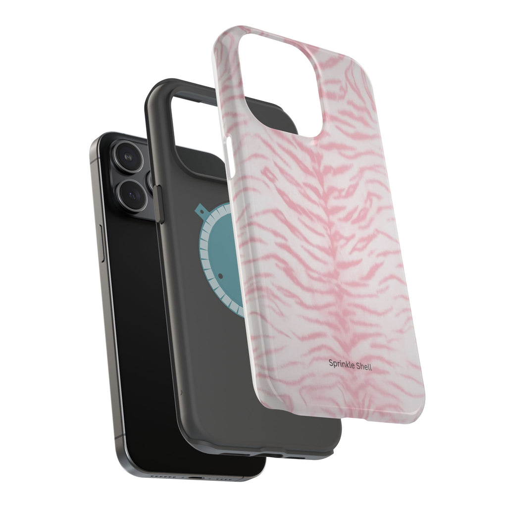 MagSafe Pink Zebra Print Iphone Case