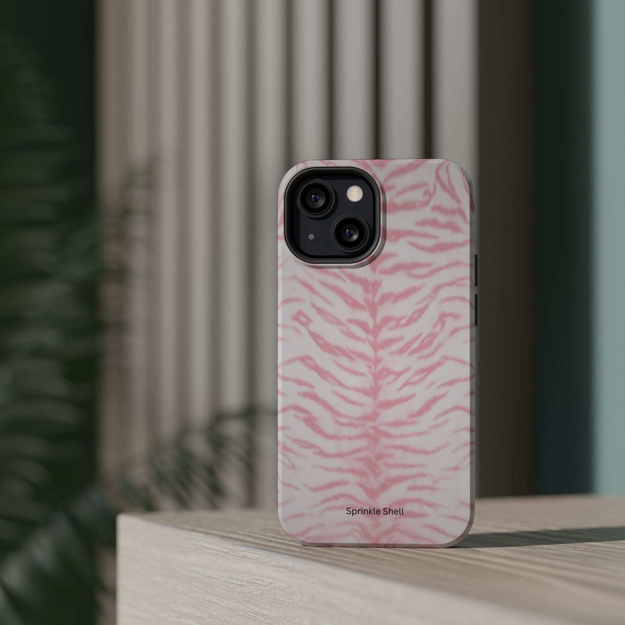 MagSafe Pink Zebra Print Iphone Case