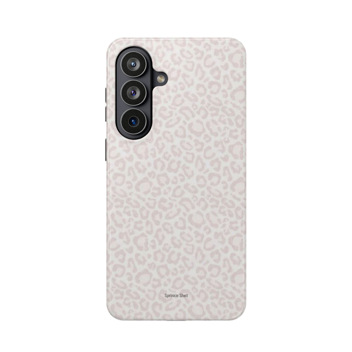 MagSafe white cheetah print case