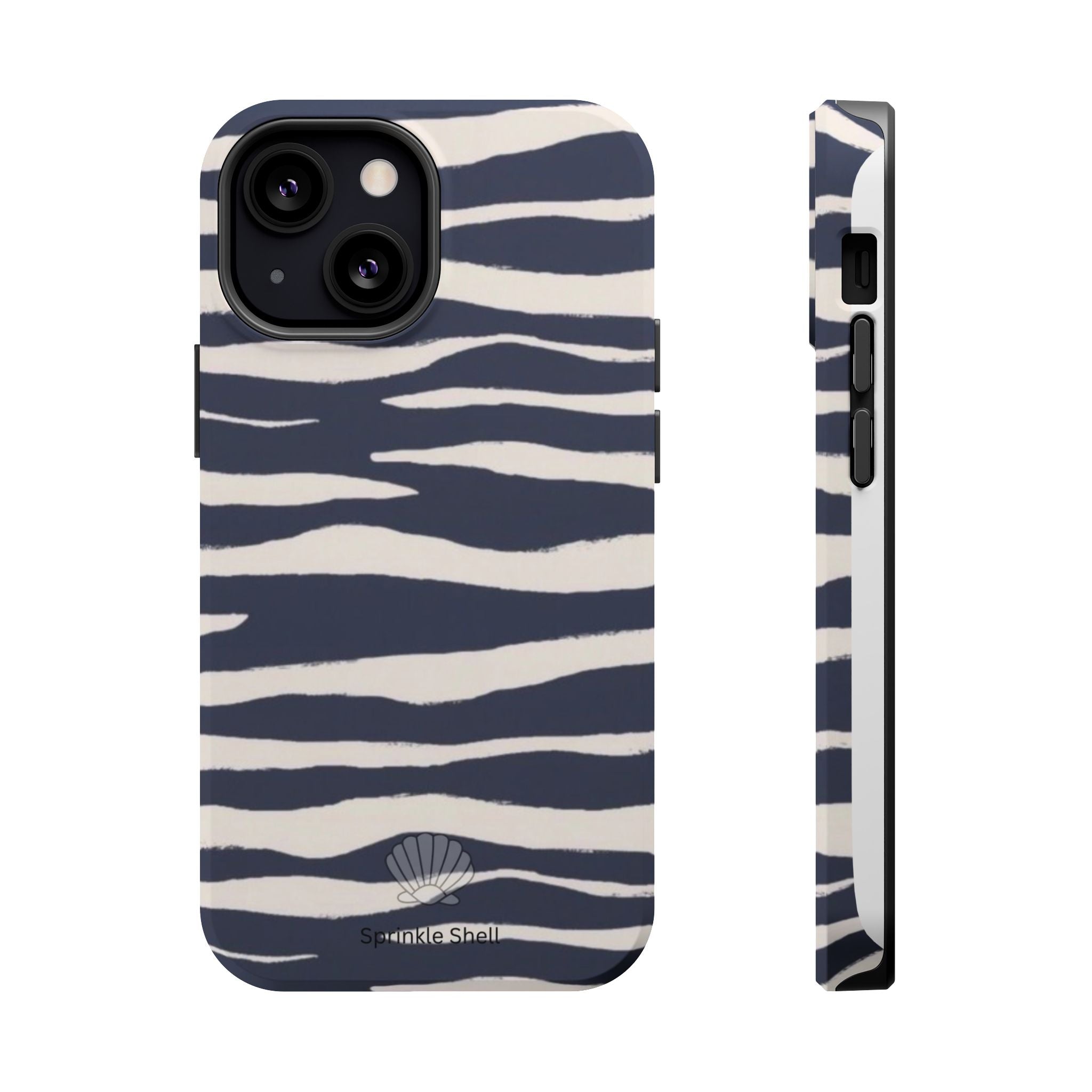 MagSafe Blue zebra print case