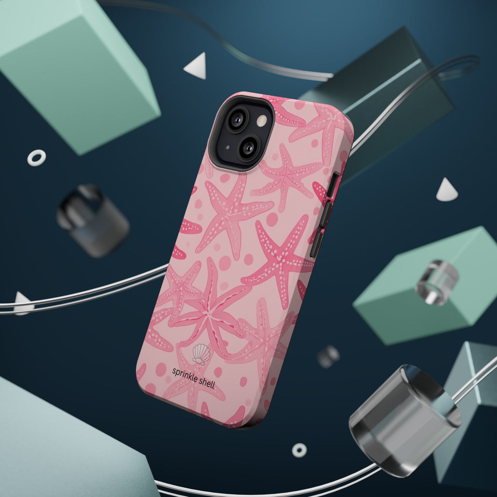 MagSafe Pink Starfish Iphone Case