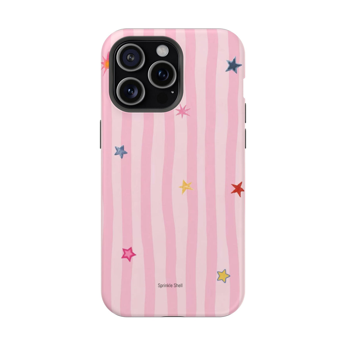 MagSafe pink lines & stars case