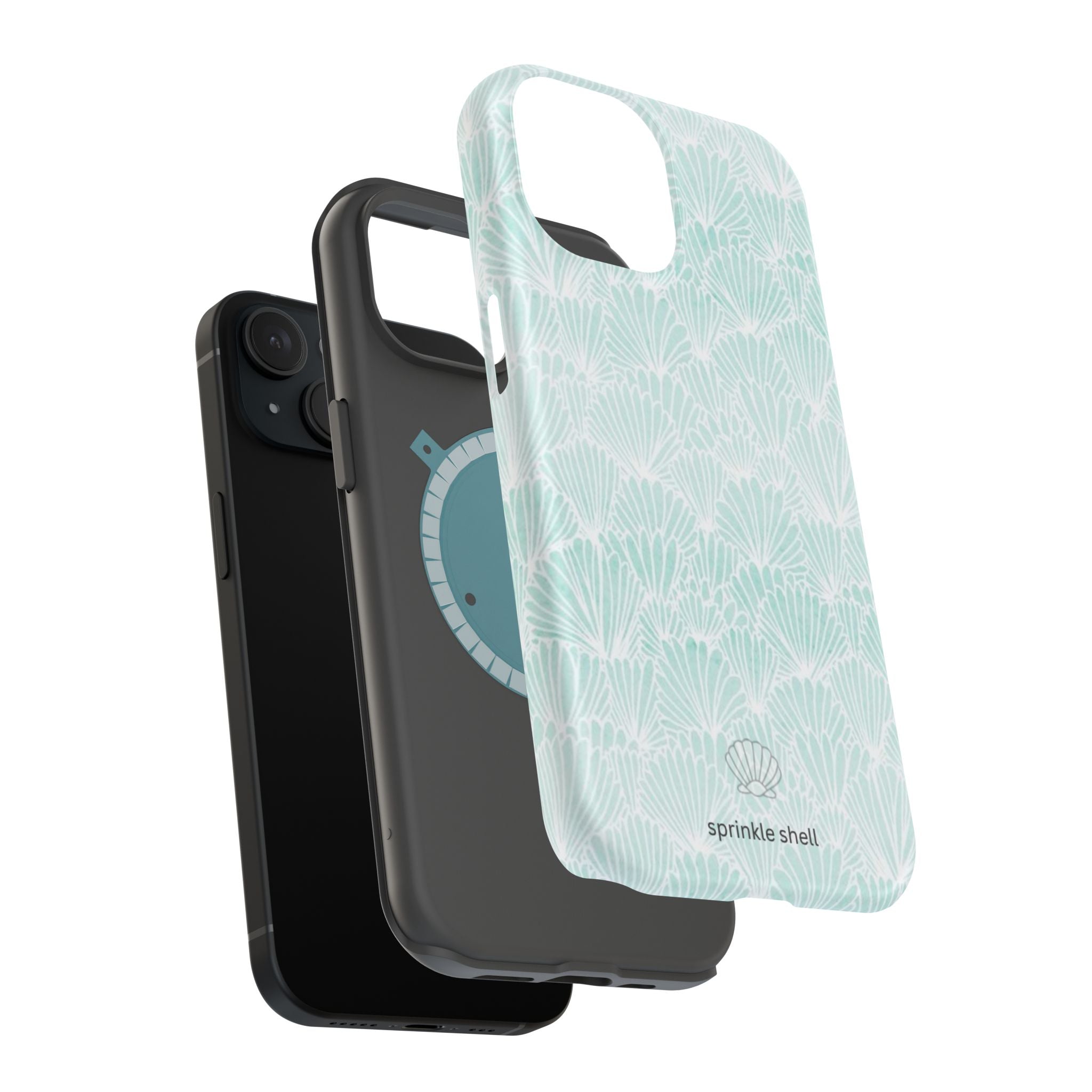 MagSafe Teal Shell Iphone case