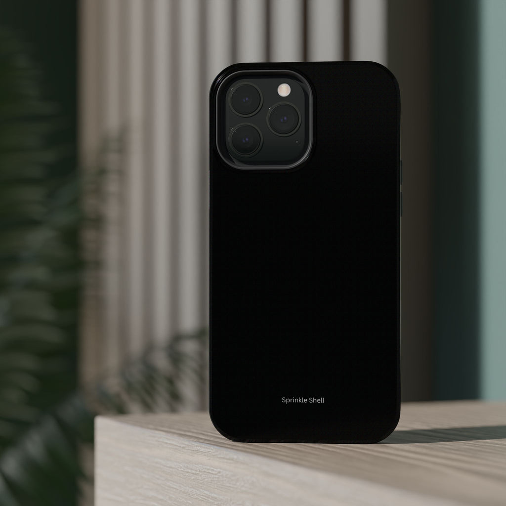 MagSafe Plain Black Iphone Case