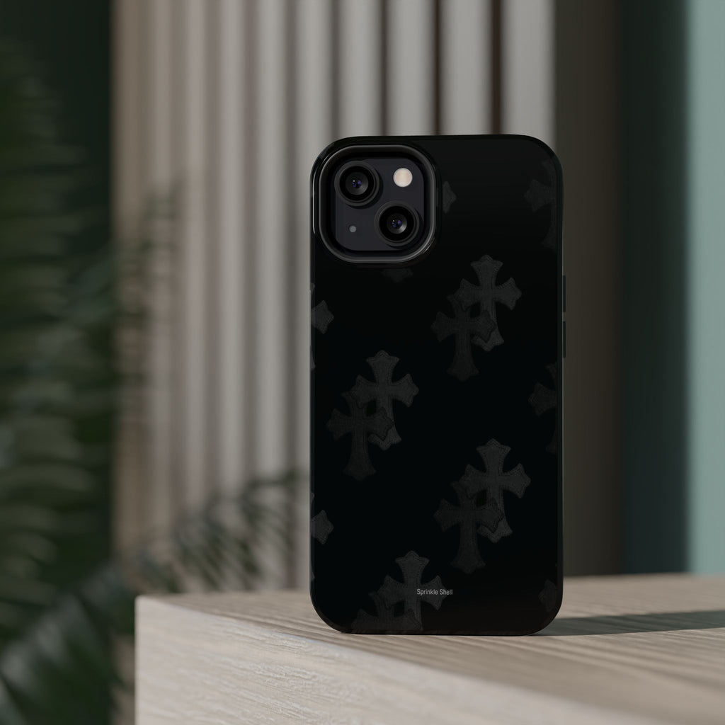 MagSafe black cross case