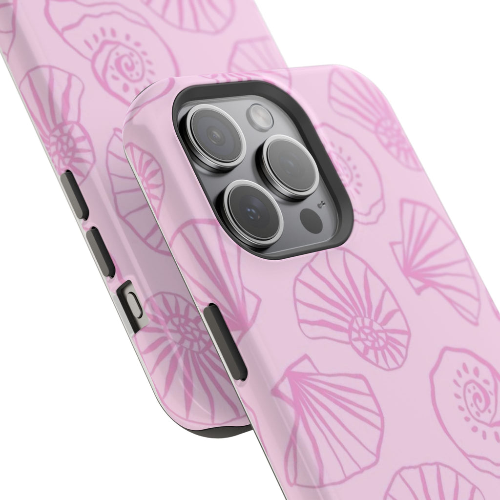 MagSafe pink shells case