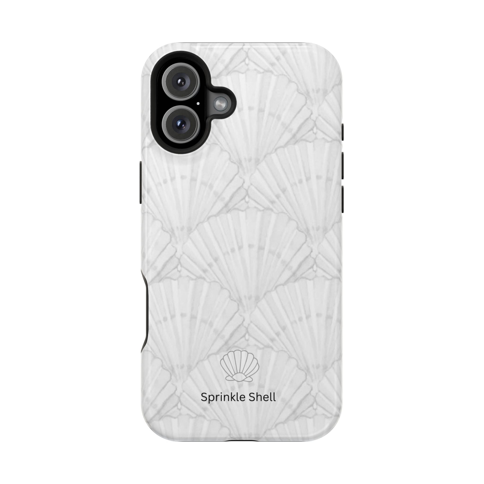 Shell-Pattern Magnetic Impact Phone Case — Protective Modular iPhone Cover
