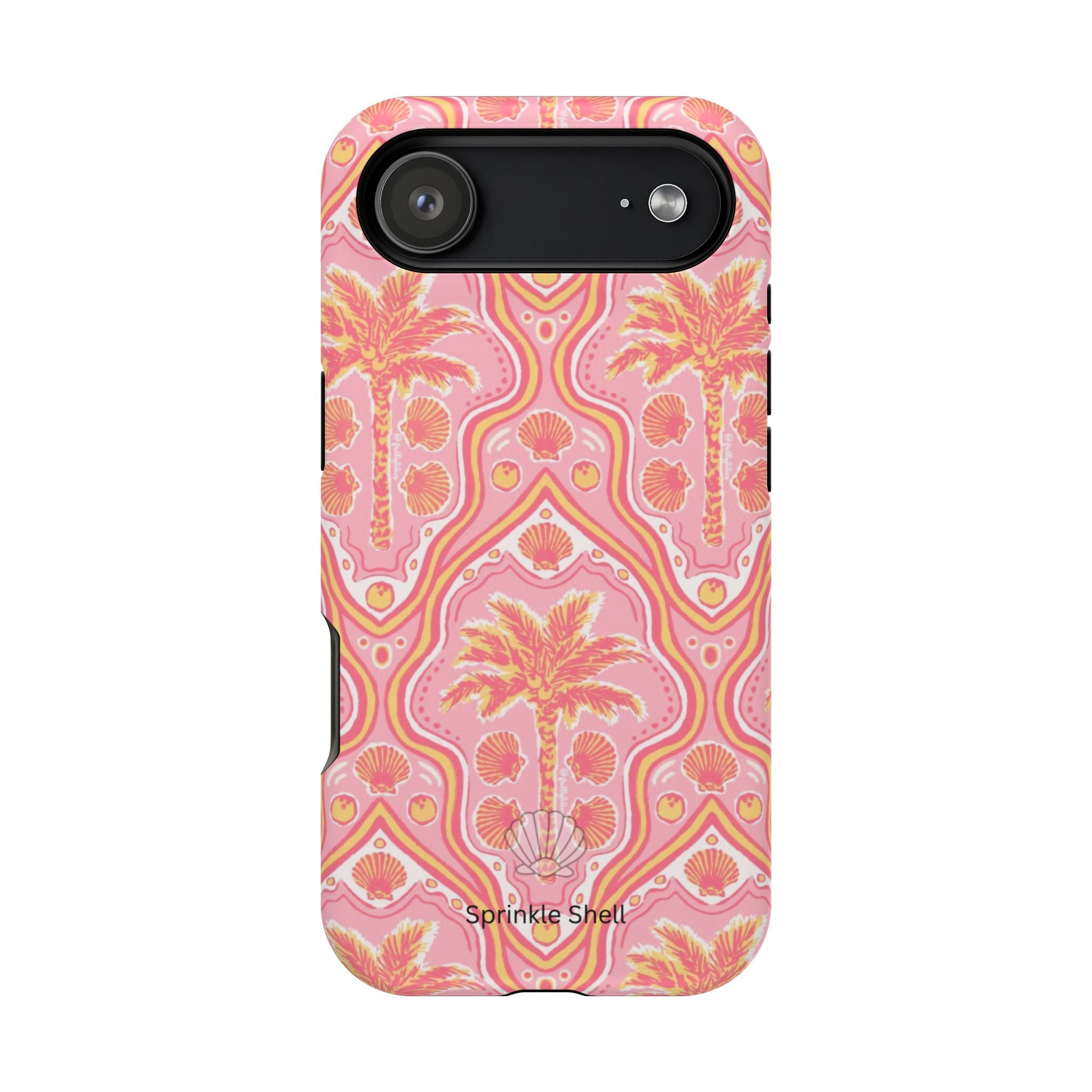 MagSafe pink pink summer palm tree case