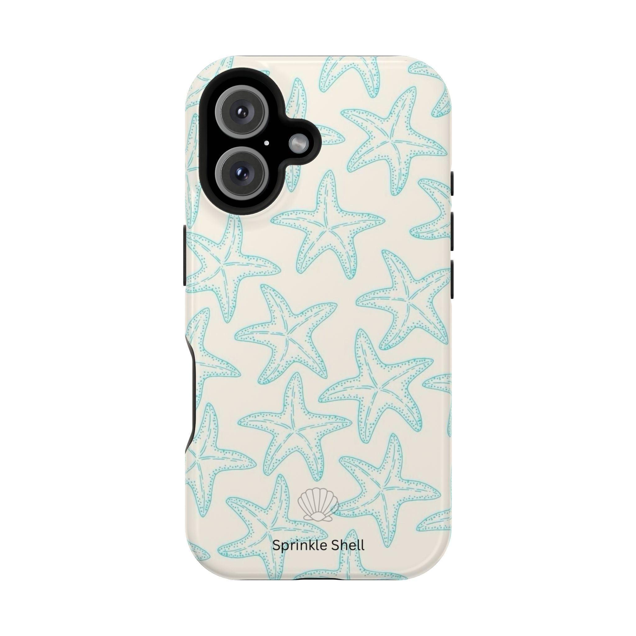 MagSafe teal starfish case