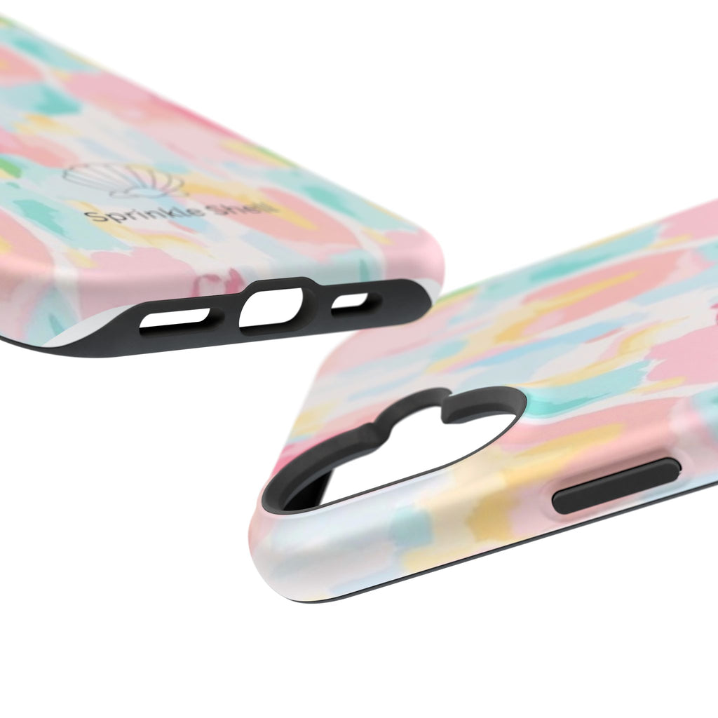 MagSafe cute colorful paint case
