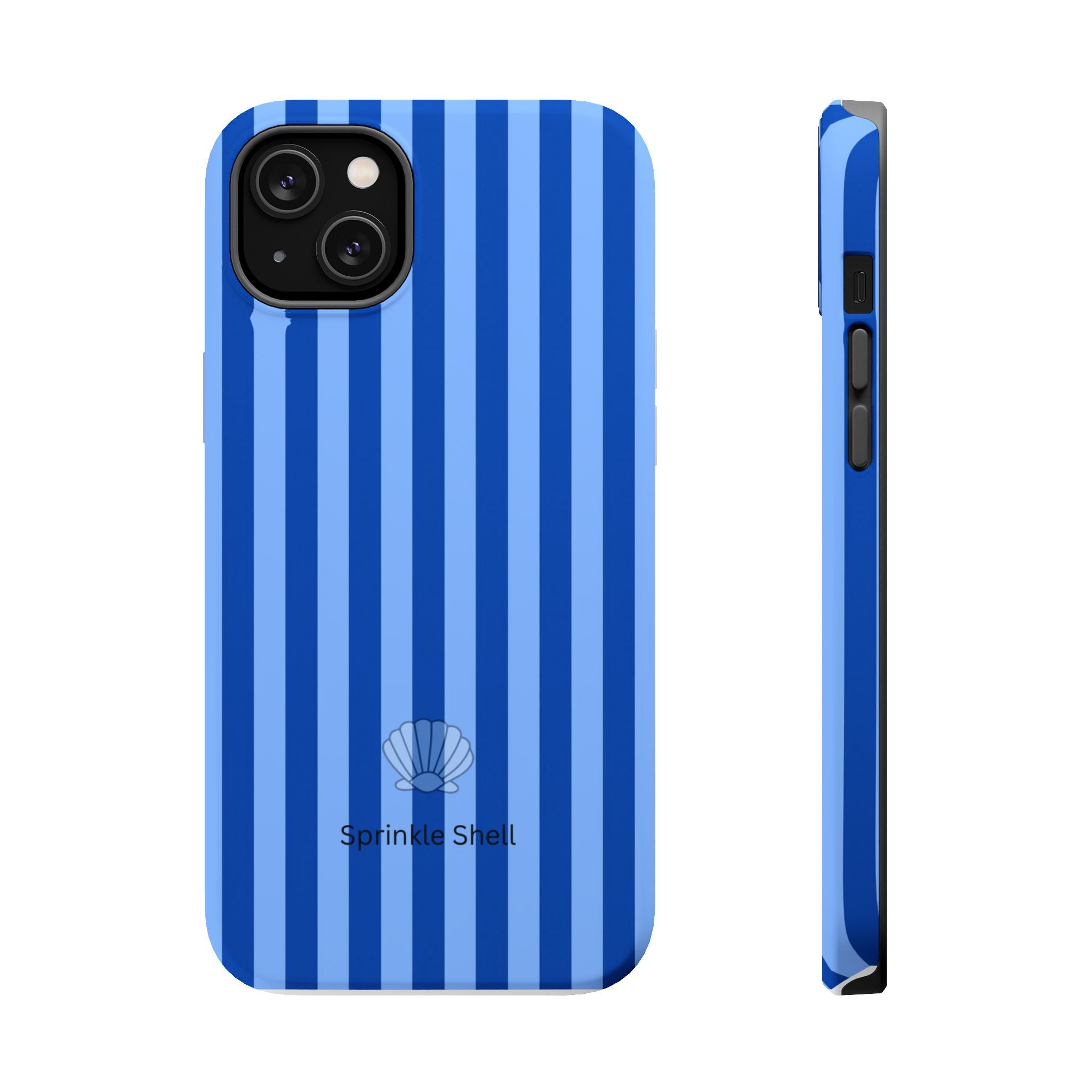 MagSafe blue striped case