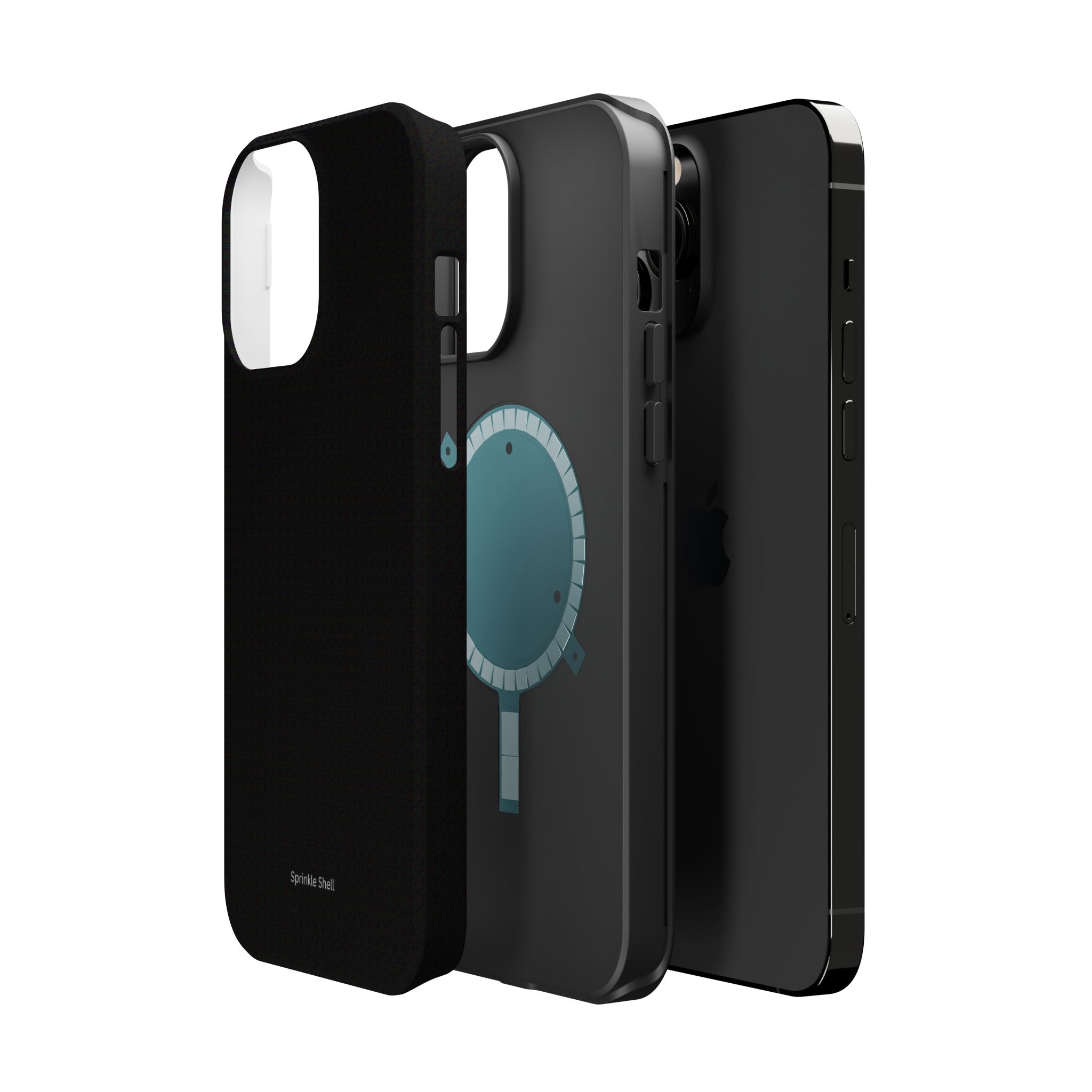 MagSafe Plain Black Iphone Case