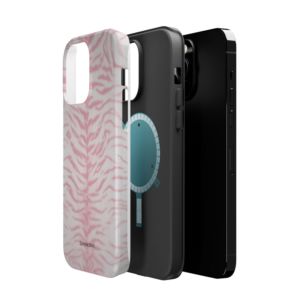 MagSafe Pink Zebra Print Iphone Case