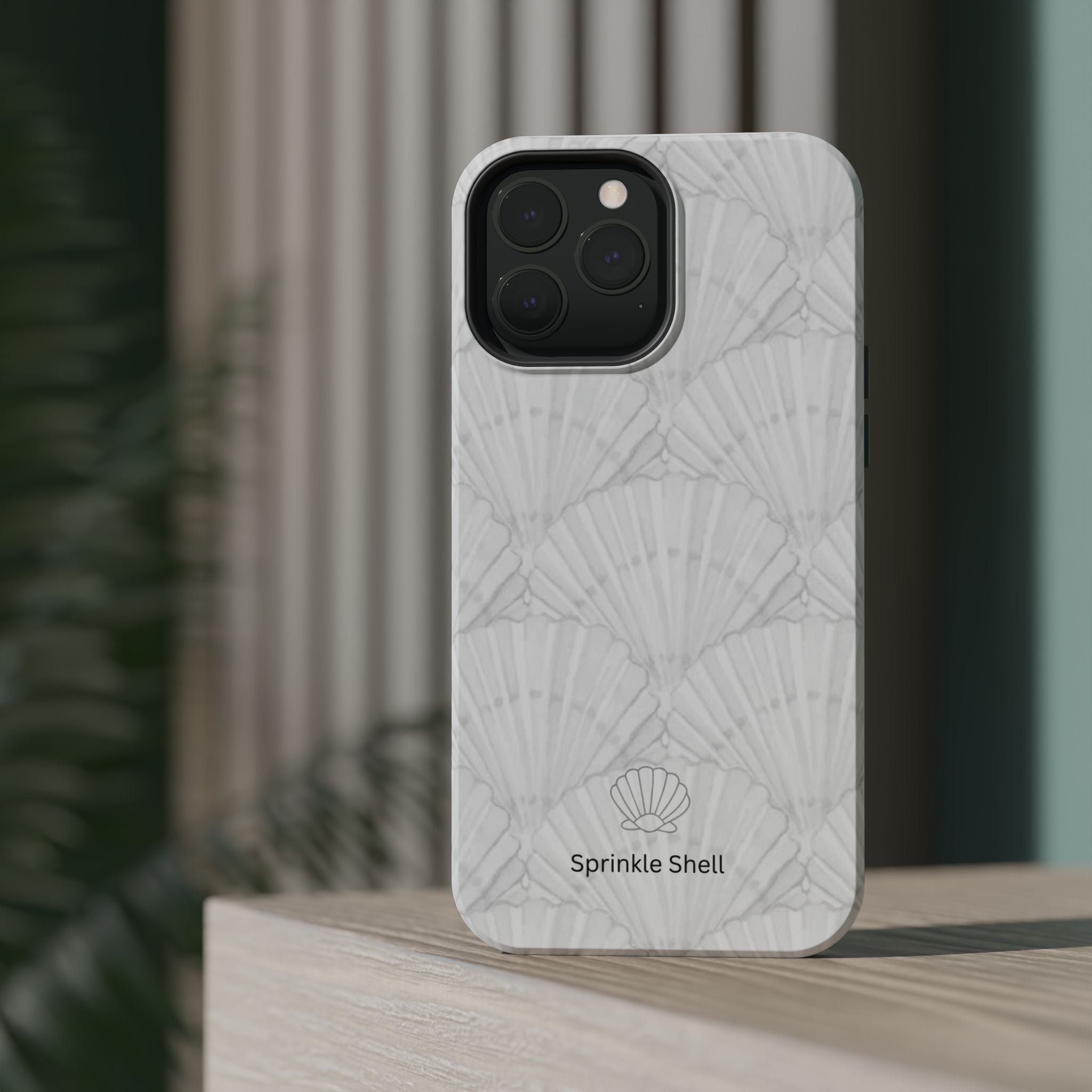 Shell-Pattern Magnetic Impact Phone Case — Protective Modular iPhone Cover
