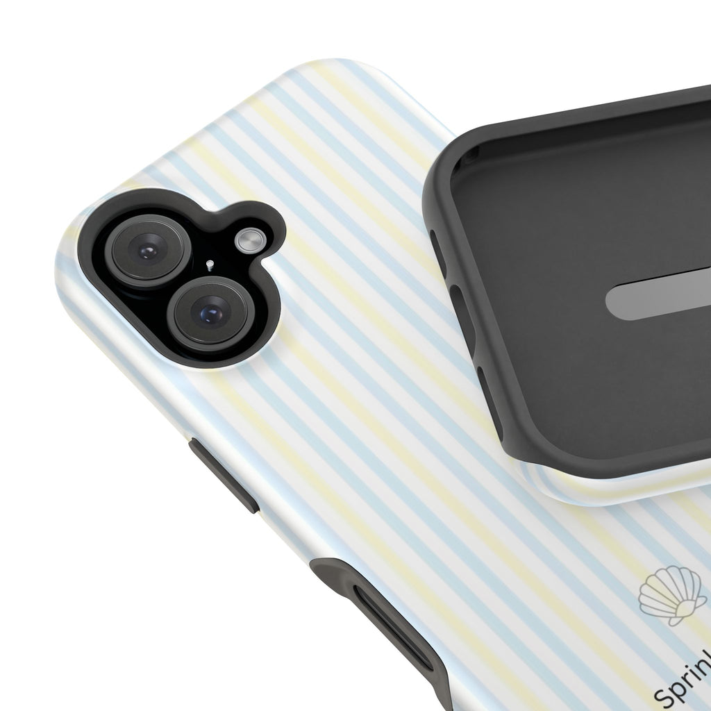 MagSafe Light Yellow And Blue Iphone Case