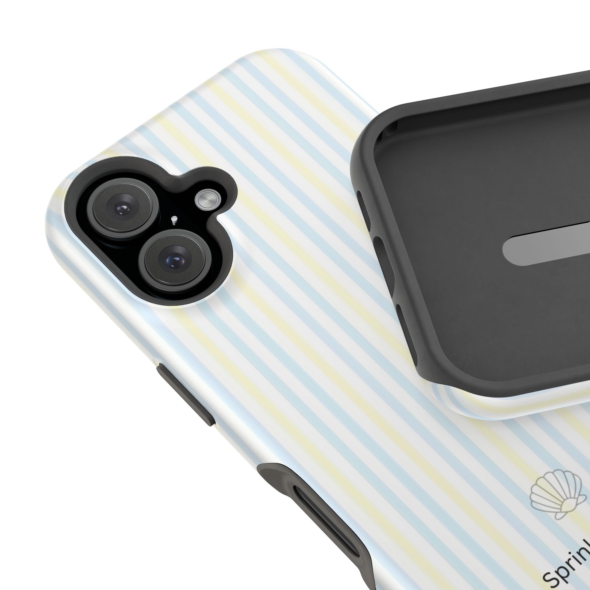 MagSafe Light Yellow And Blue Iphone Case