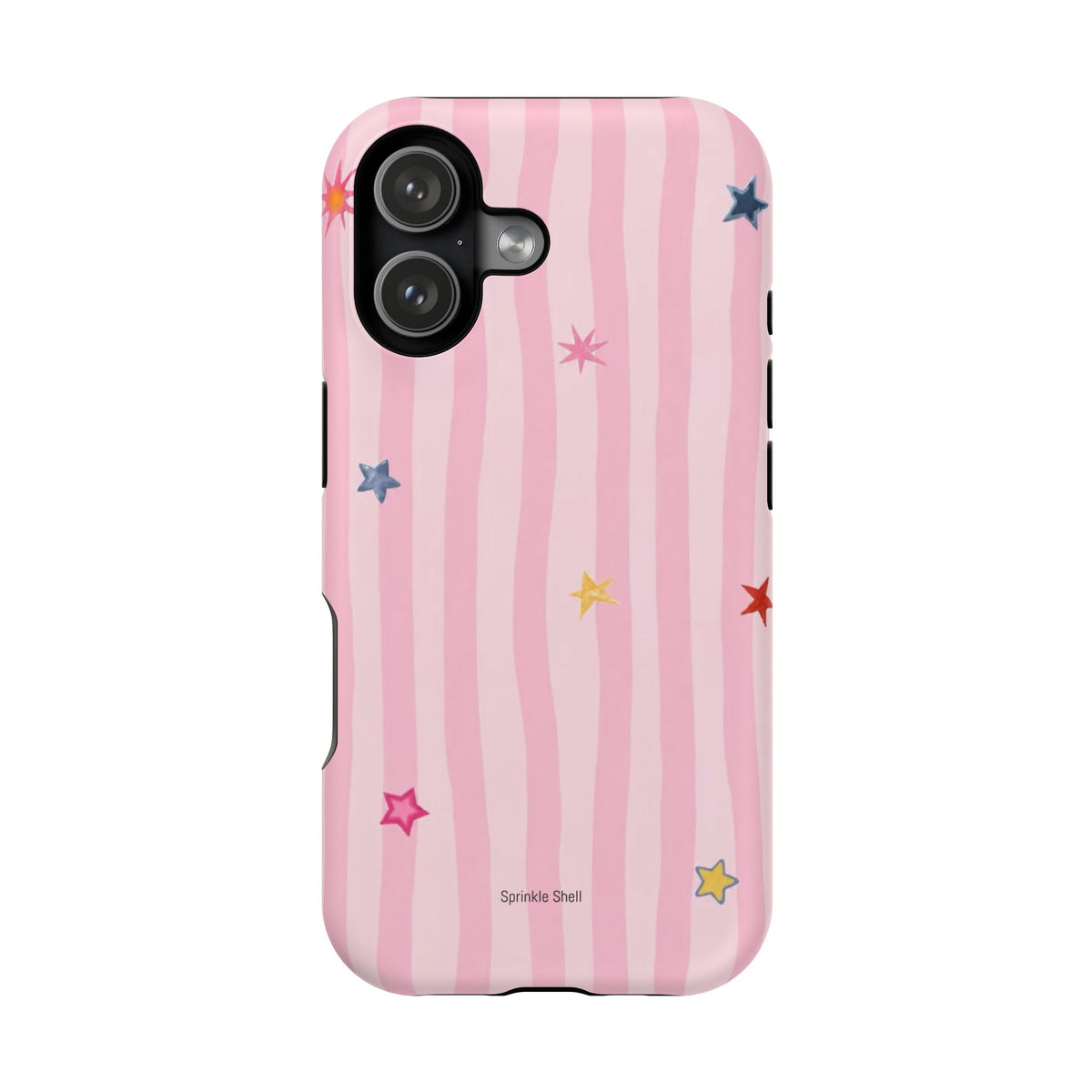 MagSafe pink lines & stars case