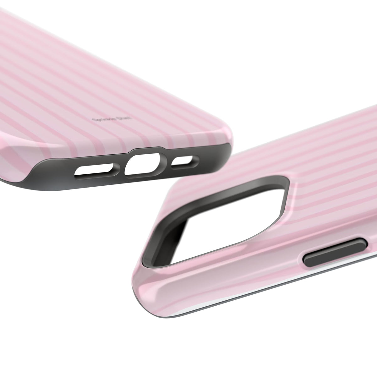 MagSafe pink uneven lines case