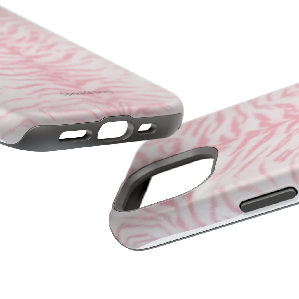MagSafe Pink Zebra Print Iphone Case