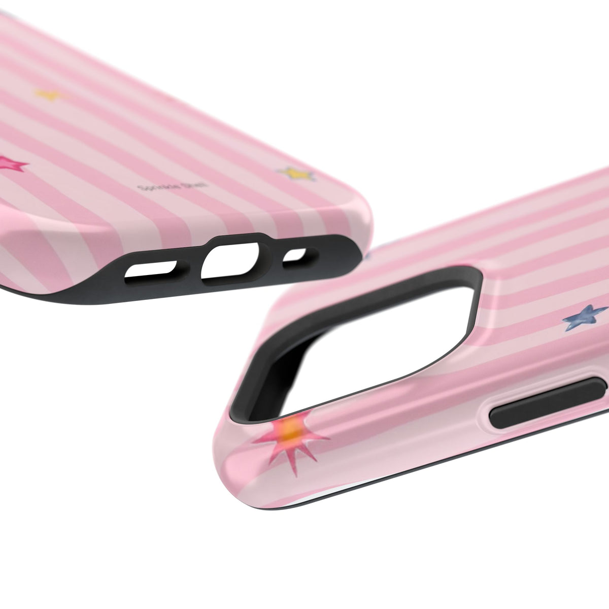 MagSafe pink lines & stars case