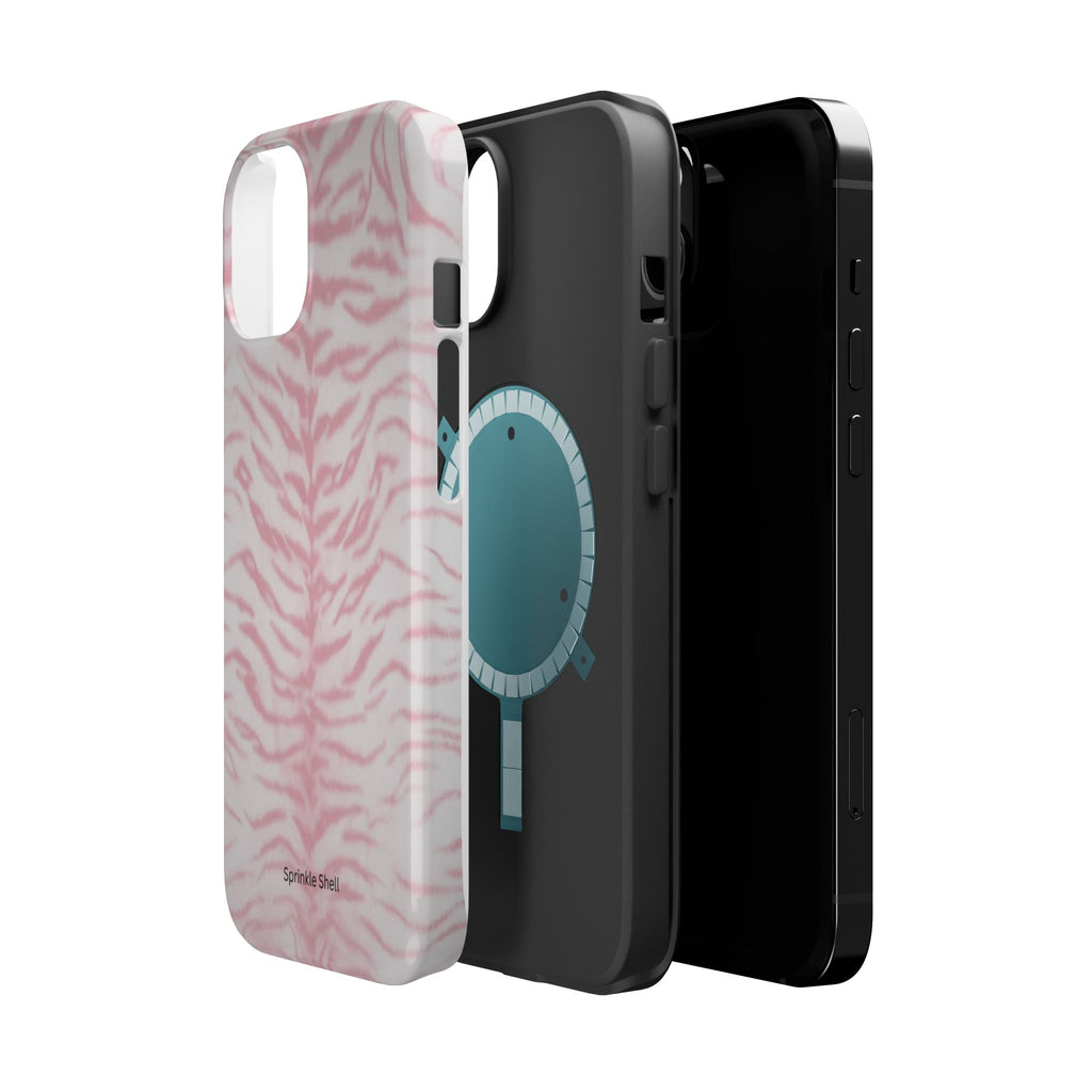 MagSafe Pink Zebra Print Iphone Case
