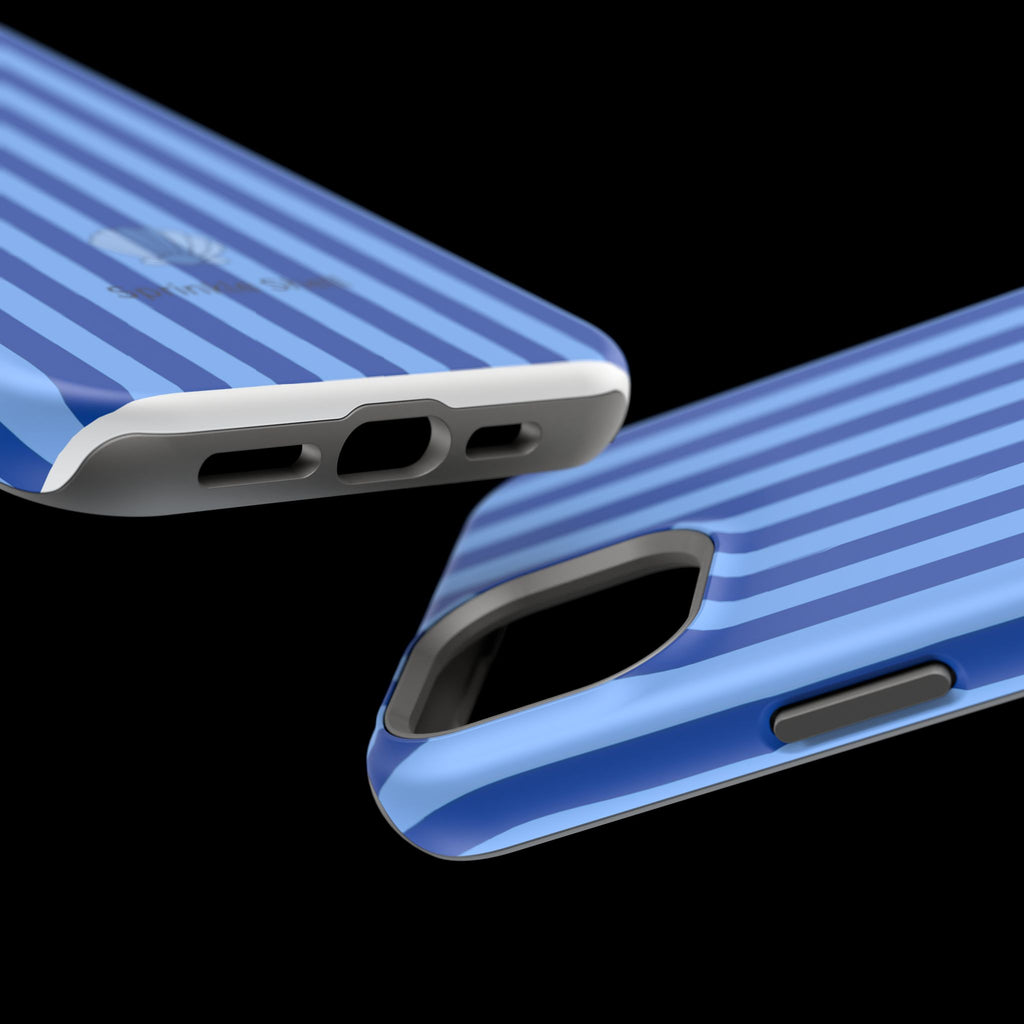 MagSafe blue striped case
