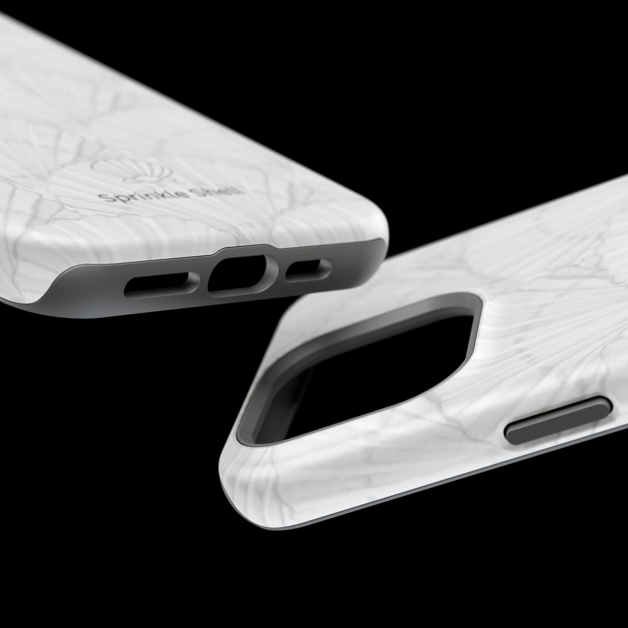Shell-Pattern Magnetic Impact Phone Case — Protective Modular iPhone Cover